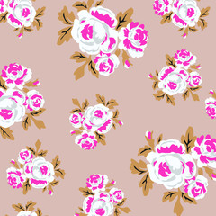 Floral background for textiles.