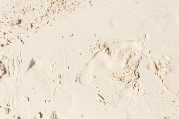Sand on the the beach as background