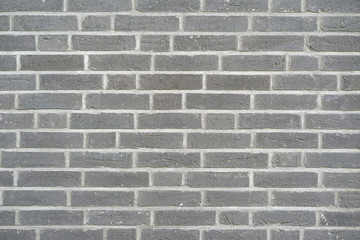 Gray Brick wall for background or texture. Old gray brick wall texture background