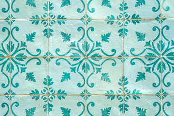 Typical wall tiles of Portugal 