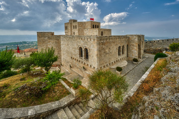 Obraz premium Albania, Kruji - the mausoleum of the national hero Albani Skanderbeg