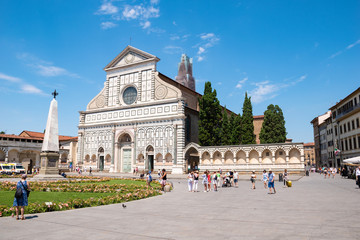 Basilica of Santa Maria Novella, Florence, Italy. 15th-century Dominican church.