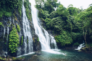 Fototapeta na wymiar tropical waterfall