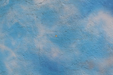  White and blue mural background