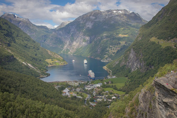 Geirangerfjord in Norwegen