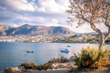 Sea view in Hersonissos on Crete. Greece