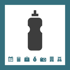 Bottle icon illustration isolated vector sign symbol