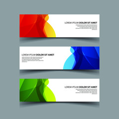 Vector Abstract design banner web template