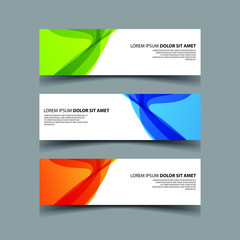 Vector Abstract design banner web template