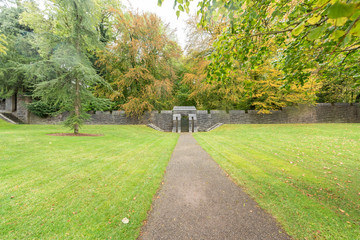 Fototapeta na wymiar ashford castel garden in ireland