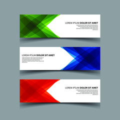 Vector Abstract design banner web template