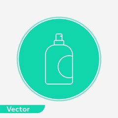 Liquid soap vector icon sign symbol