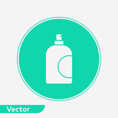Liquid soap vector icon sign symbol