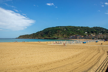 Fototapeta premium san sebastian beach
