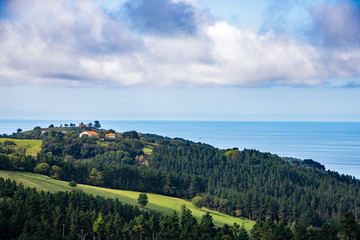 Fototapeta na wymiar Basque coastline
