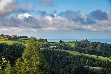 Fototapeta na wymiar Basque coastline