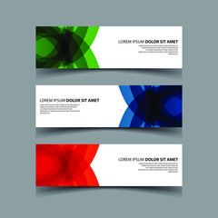 Vector Abstract design banner web template
