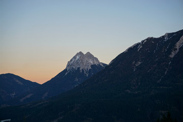 view of mountains