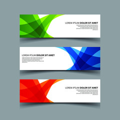 Vector Abstract design banner web template