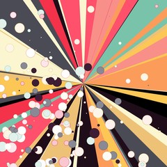 Colorful Lines Random Distribution Computational Generative Art background illustration