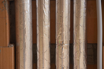 High temperature pipe insulation for solar hot-water systems