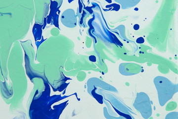 Abstract background made with fluid art technique.