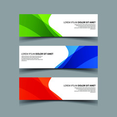 Vector Abstract design banner web template