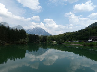 Fototapeta na wymiar Lago di Barcis