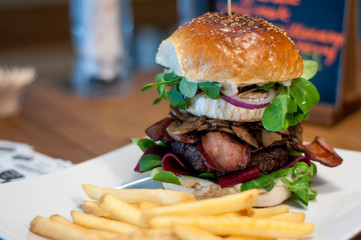 Burger na wypasie