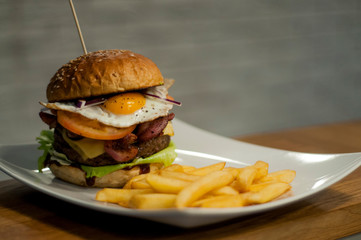 Burger na wypasie