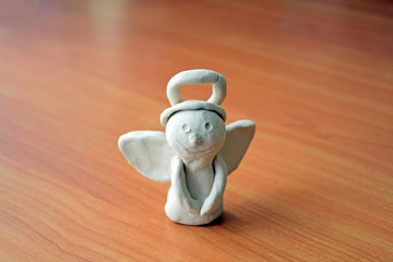 Clay angel. Merry angel, clay crafts.