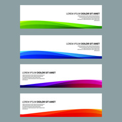 Vector Abstract design banner web template