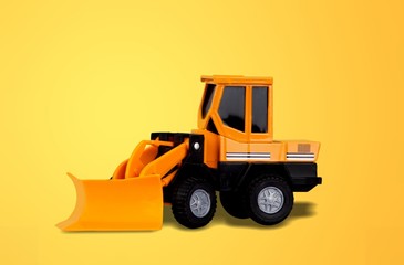 Backhoe loader.