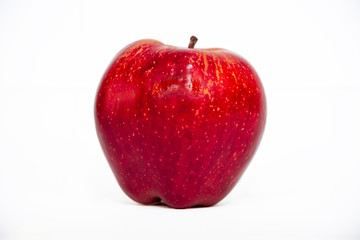 Red apple isolated on white background