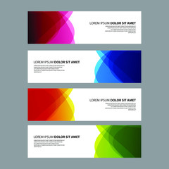 Vector Abstract design banner web template