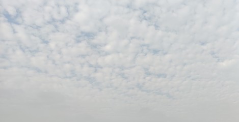 Clouds in the blue sky