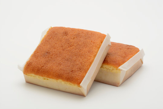 Sobaos sobre fondo blanco