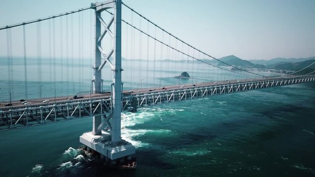 大鳴門橋と渦潮