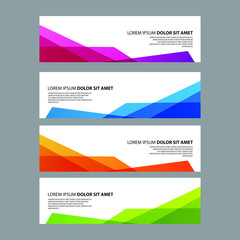 Fototapeta premium Vector Abstract design banner web templateVector Abstract design banner web templateVector Abstract design banner web template