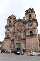 Fototapeta premium cathedral in cusco peru