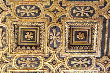 Particolare del soffitto della cattedrale S.Maria dell' Assunta Melfi