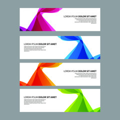 Fototapeta premium Vector Abstract design banner web templateVector Abstract design banner web templateVector Abstract design banner web template