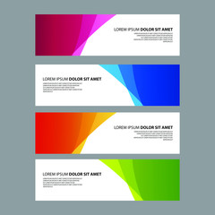 Naklejka premium Vector Abstract design banner web templateVector Abstract design banner web templateVector Abstract design banner web template