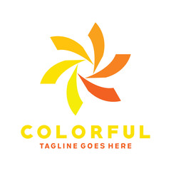Colorful Circle Logo Design Inspiration For Business And Company