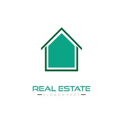 real estate logo design vector