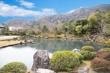 Obraz premium The garden of Tenryuji Temple.