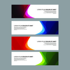 Vector Abstract design banner web template
