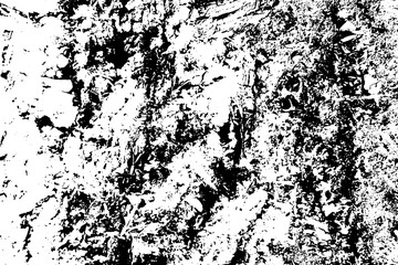 Distressed overlay texture of rough surface, cracked concrete, stone and asphalt. Grunge background. One color graphic resource.