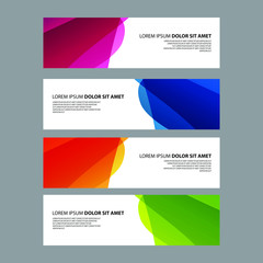 Vector Abstract design banner web template
