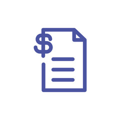 sheet of paper in white background